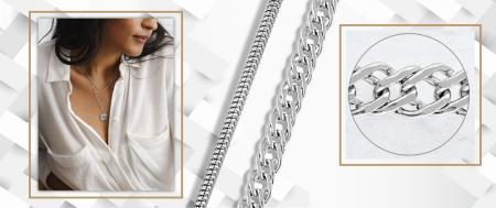 Серебряные цепочки: разновидности, стили и секреты правильного выбора